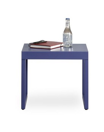 Mesa De Sala Lateral CREA Muebles MSQ4az Moderno-Azul Berry - Envío Gratuito