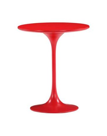 Mesa lateral marca Zuo modelo Wilco - rojo / 401143 - Envío Gratuito