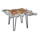 Mesa lateral marca Zuo modelo Jigsaw - natural / 100169 - Envío Gratuito