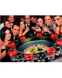 RULETA DE SHOTS PARA JUEGOS DE BAR 16 VASOS - Envío Gratuito