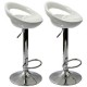 Set de 2 Bancos para Barra Portrading 103-blanco - Envío Gratuito