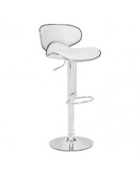 Banco para bar marca Zuo modelo Fly - blanco / 300131 - Envío Gratuito