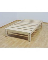 Base para Cama Individual Tradicional Desarmable Sin Pintar Muebles GM - Envío Gratuito