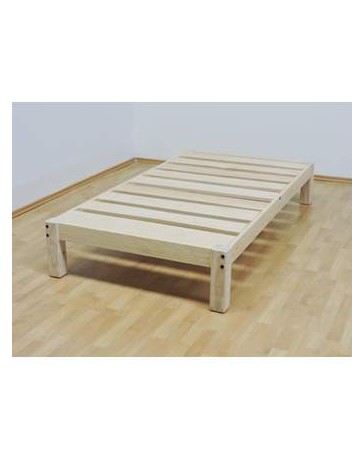 Base para Cama Individual Tradicional Desarmable Sin Pintar Muebles GM - Envío Gratuito