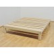 Base para Cama Queen Size Tradicional Desarmable Sin Pintar Muebles GM - Envío Gratuito