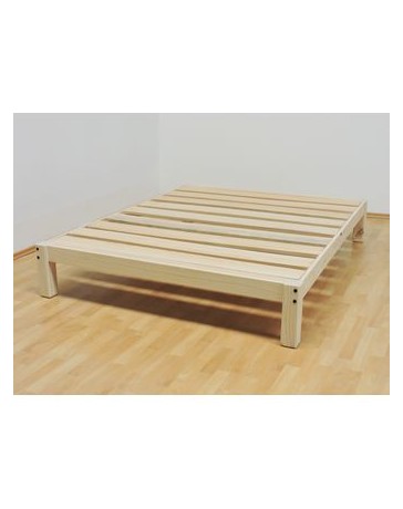 Base para Cama Queen Size Tradicional Desarmable Sin Pintar Muebles GM - Envío Gratuito