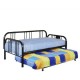 Day Bed con Cama Baja con Ruedas 4650/3050-Caoba - Envío Gratuito