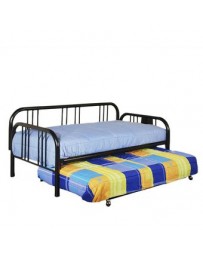 Day Bed con Cama Baja con Ruedas 4650/3050-Caoba - Envío Gratuito