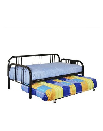 Day Bed con Cama Baja con Ruedas 4650/3050-Caoba - Envío Gratuito