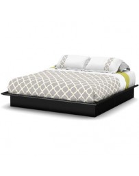 Base De Cama King Size CREA Muebles CKng Moderna-Negro Puro - Envío Gratuito