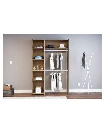 Closet Keiä Lümn 2 percheros-Castaño - Envío Gratuito