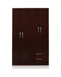 Closet Ropero Tana 4 Puertas 2 Cajones Chocolate - Envío Gratuito