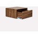 Cajonera Sencilla Closet GOCA MUEBLES Nogal Terracota 80CM - Envío Gratuito