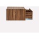 Cajonera Sencilla Closet GOCA MUEBLES Nogal Terracota 80CM - Envío Gratuito