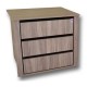 Mueble 4 Compartimientos Closet GOCA MUEBLES Nogal Terracota 60CM - Envío Gratuito