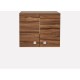Maletero Con Puertas Closet GOCA MUEBLES Nogal Terracota 60CM - Envío Gratuito