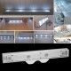 New 4 LED Auto Shaking Sensor Light Drawer Closet Lamp-Plateado - Envío Gratuito